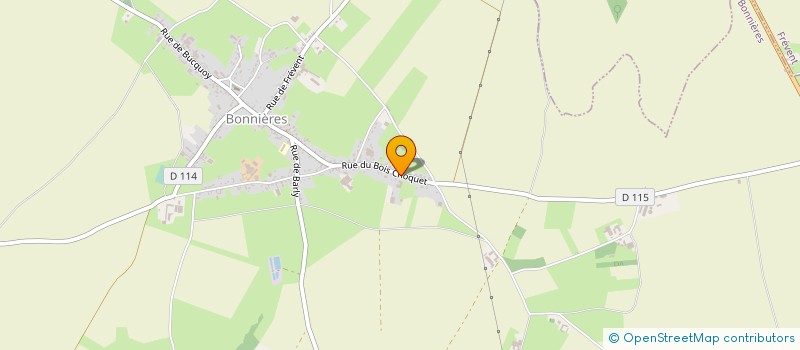 localisation de l'entreprise SA DEVILLERS à BONNIERES