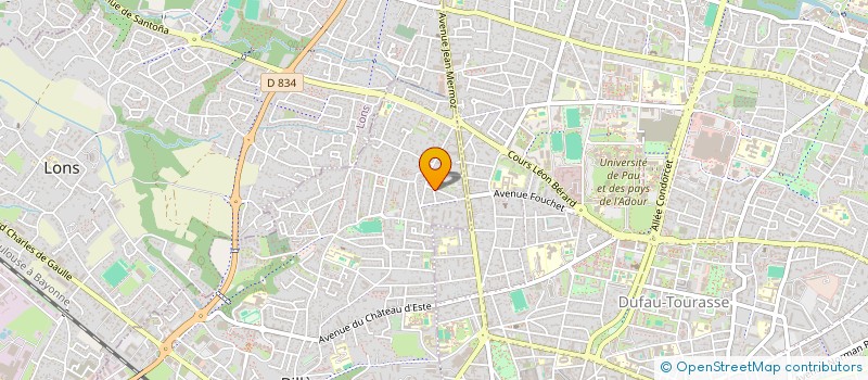 localisation de l'entreprise SA DISPLAY à LONS