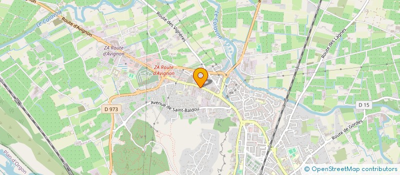 localisation de l'entreprise SA DISTRIBUTION à CAVAILLON