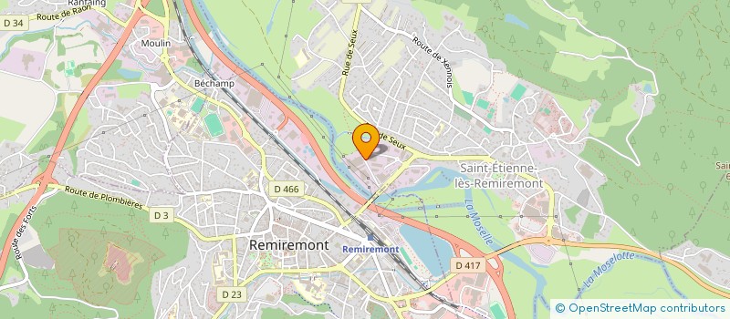 localisation de l'entreprise SA DIVOUX à SAINT-ETIENNE-LES-REMIREMONT