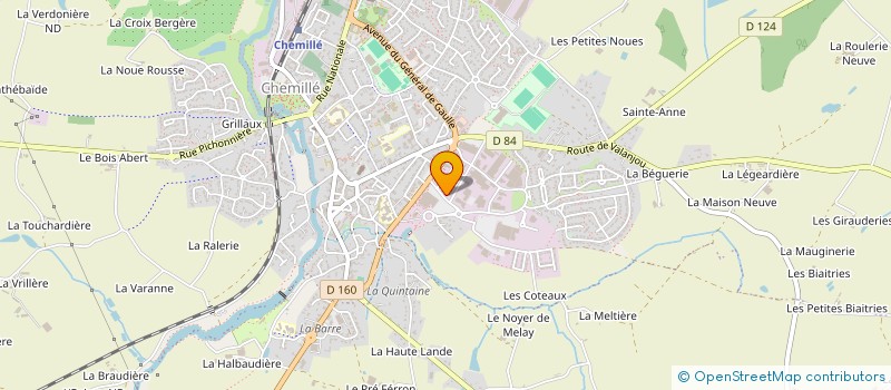 localisation de l'entreprise SA DOFRIGA à CHEMILLE-EN-ANJOU