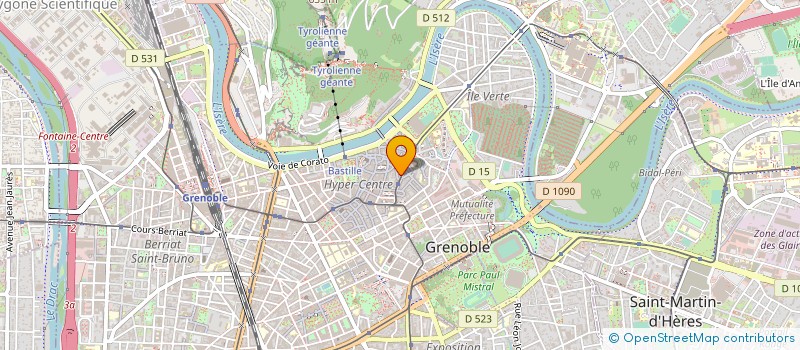 localisation de l'entreprise SA DOMINIQUE DUVAUT à GRENOBLE