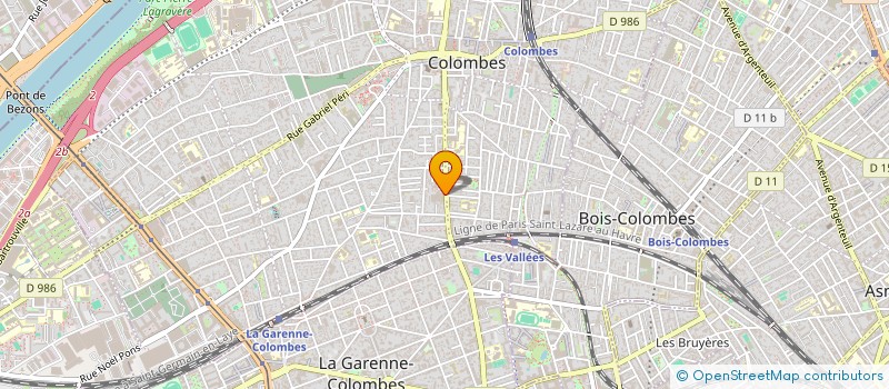 localisation de l'entreprise SA DRIVING à COLOMBES