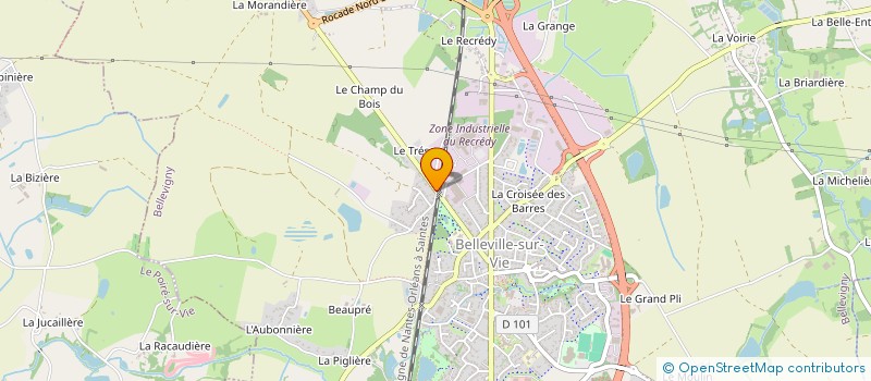 localisation de l'entreprise SA DU GARAGE DE L'ATLANTIQUE à LE POIRE-SUR-VIE