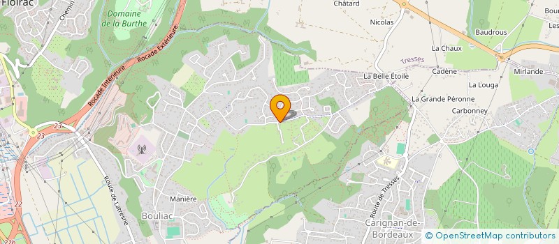 localisation de l'entreprise SA DU PIAN  BOULIAC