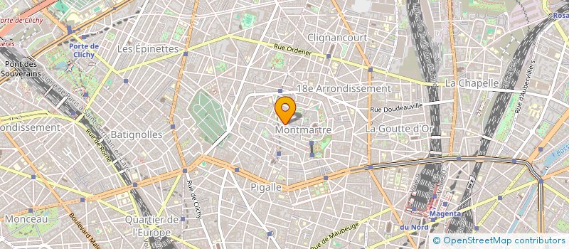 localisation de l'entreprise SA DU PLESSIS à PARIS