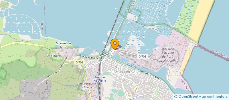 localisation de l'entreprise SA DU SILO PORTUAIRE PORT LA NOUVELLE à PORT-LA-NOUVELLE