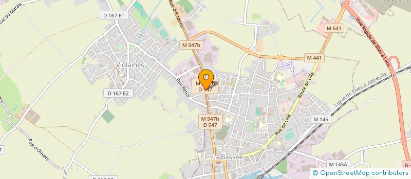 localisation de l'entreprise SA DU VIVIER à VIOLAINES