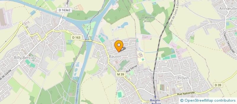 localisation de l'entreprise SA DUBUIS à BAUVIN