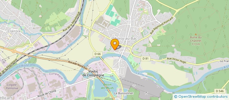 localisation de l'entreprise SA DURAFFRET à CHOISY-AU-BAC