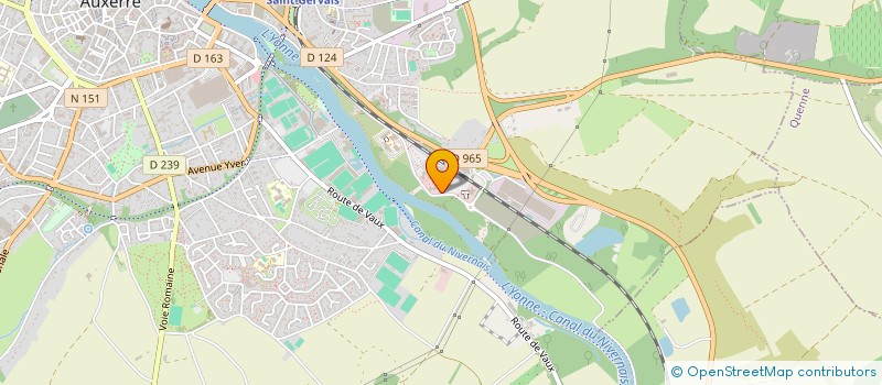 localisation de l'entreprise SA ECO MIXTE AUXERRE PROGRAMME  AUXERRE