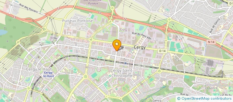 localisation de l'entreprise SA ECO TRANS SERVICES à CERGY
