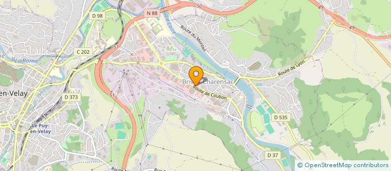 localisation de l'entreprise SA ECONO MIXTE TRANS URBAIN DISTR PUY  BRIVES-CHARENSAC