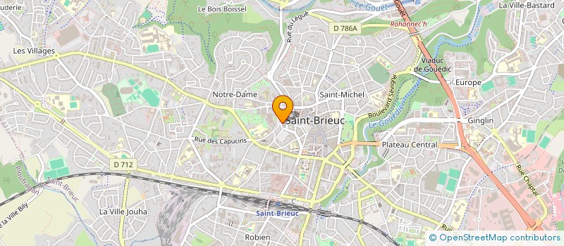 localisation de l'entreprise SA ECONOMIE MIXTE INFORMATIQUE GESTION à SAINT-BRIEUC