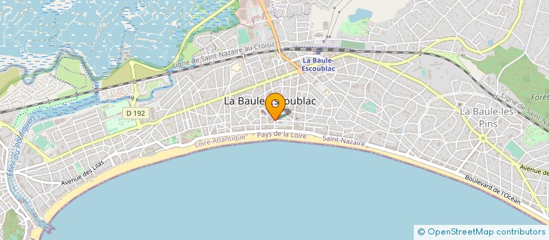 localisation de l'entreprise SA ECONOMIE MIXTE LOCALE GULF STREAM à LA BAULE-ESCOUBLAC