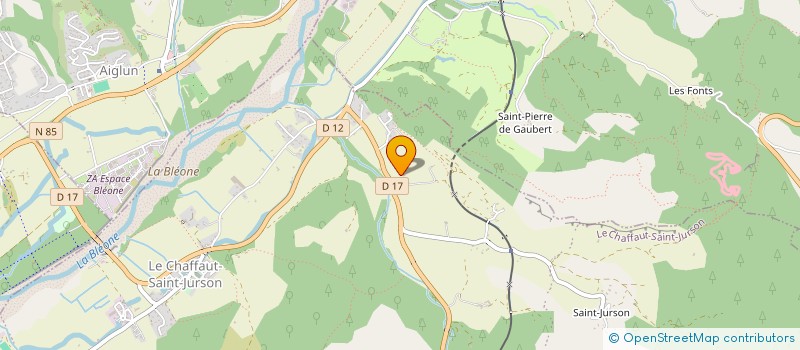 localisation de l'entreprise SA ECONOMIE MIXTE VAL DEBLEONE à AIGLUN