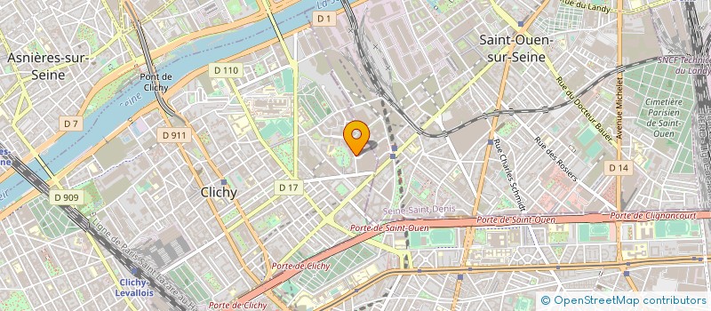 localisation de l'entreprise SA EDITIONS LARIVIERE à CLICHY