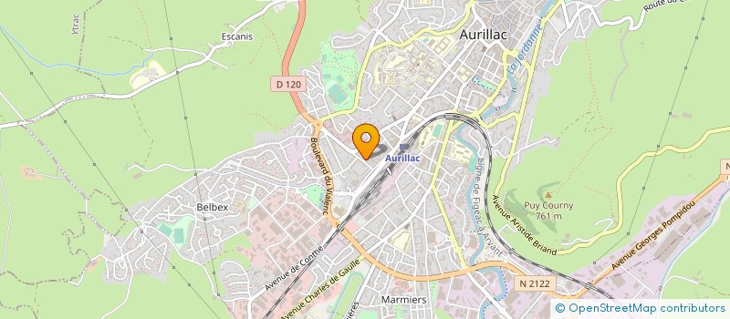 localisation de l'entreprise SA ELEC  YTRAC
