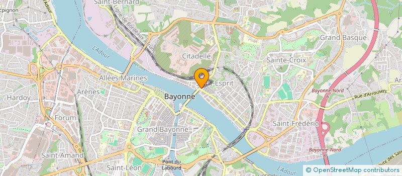 localisation de l'entreprise SA ELECTRO MENAGER SUARES à BAYONNE