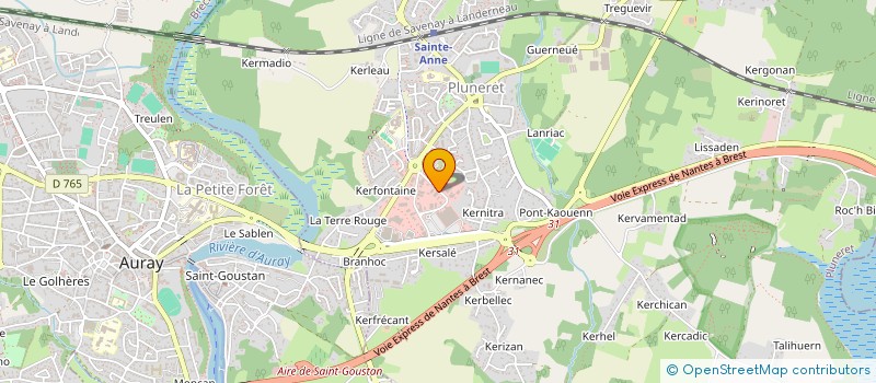 localisation de l'entreprise SA ELECTRO STANDARD à PLUNERET