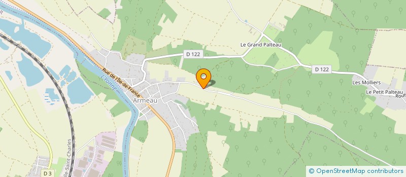 localisation de l'entreprise SA EMBALLAGE SERVICES à ARMEAU