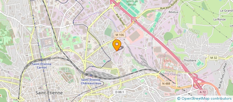 localisation de l'entreprise SA EMONET ET CIE à SAINT-ETIENNE