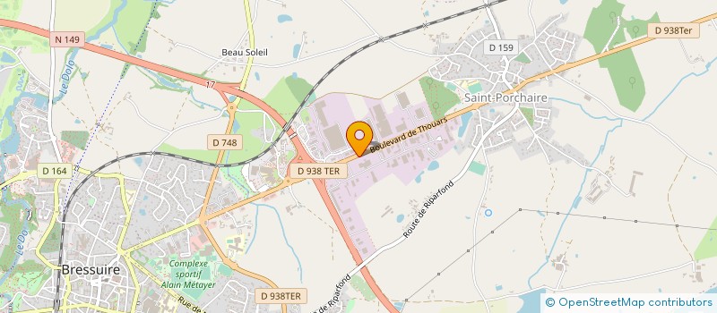 localisation de l'entreprise SA ENTREPOT FRIGORIFIQUE DE BRESSUIRE à CAEN
