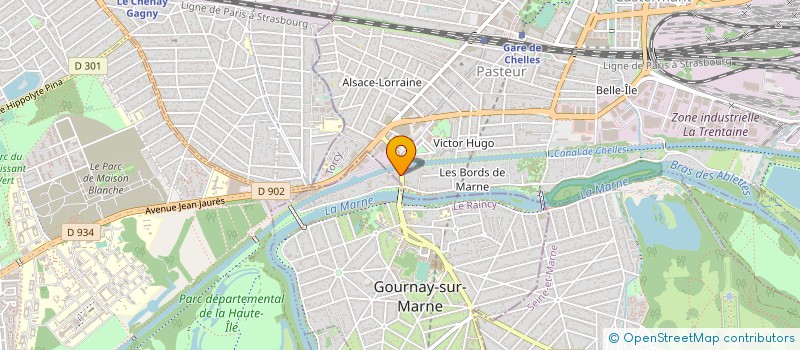 localisation de l'entreprise SA ENTREPRISE FOSCHIA à CHELLES