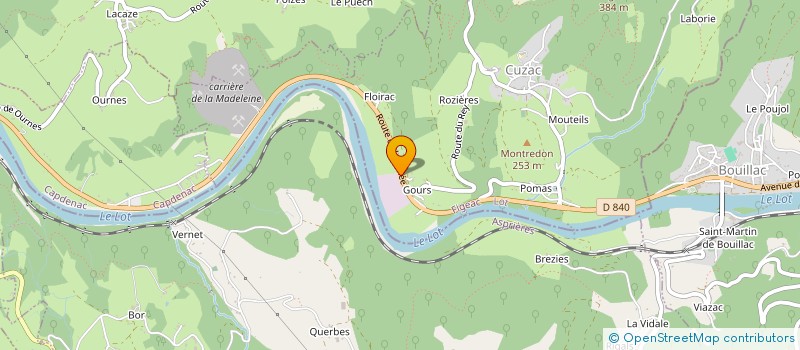 localisation de l'entreprise SA ENTREPRISE GREGORY  CUZAC