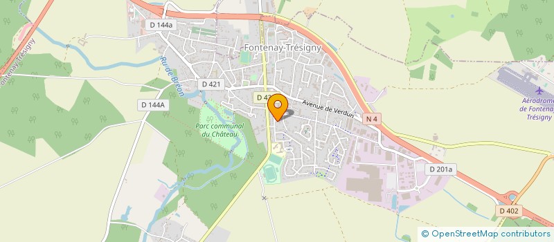 localisation de l'entreprise SA EROP OUTILS à FONTENAY-TRESIGNY