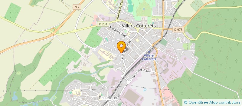 localisation de l'entreprise SA ESCALIE à VILLERS-COTTERETS