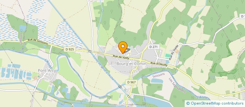 localisation de l'entreprise SA ESPACE RETRAITE VALLEE DE L AISNE à BOURG-ET-COMIN