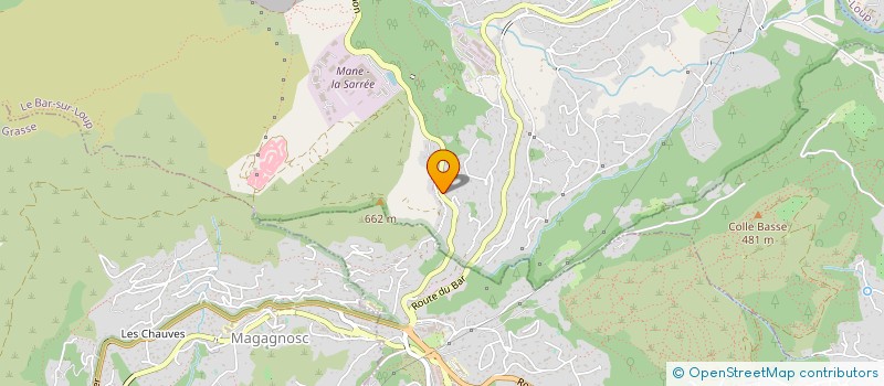 localisation de l'entreprise SA ESSENCES ET PARFUMS à LE BAR-SUR-LOUP