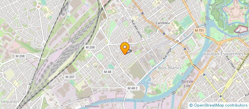 localisation de l'entreprise SA ETABLISSEMENT CATEU à LILLE