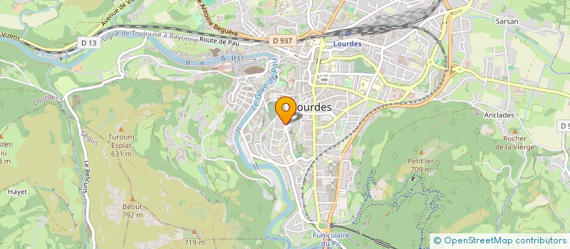 localisation de l'entreprise SA ETABLISSEMENT CHAPELET-LETOURNEUX  LOURDES