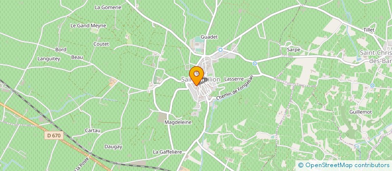 localisation de l'entreprise SA ETABLISSEMENT MONS-MALERET à SAINT-EMILION