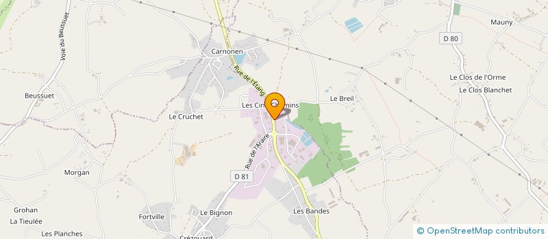 localisation de l'entreprise SA ETABLISSEMENTS QUEMARD à QUESSOY
