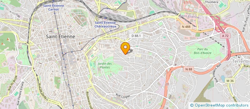 localisation de l'entreprise SA ETS BEAL à SAINT-ETIENNE