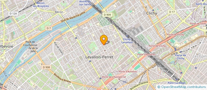 localisation de l'entreprise SA ETS GUEPLIS à LEVALLOIS-PERRET