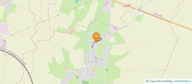 localisation de l'entreprise SA ETS GUINET à TROISVILLES