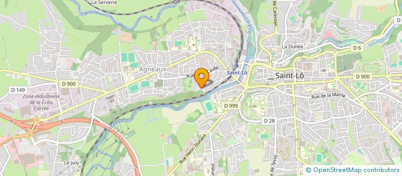 localisation de l'entreprise SA ETS RENE LETRIBOT ET CIE  AGNEAUX