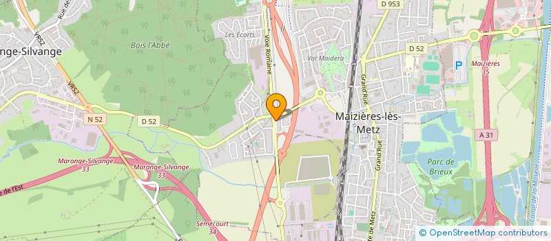 localisation de l'entreprise SA EURO RPOMOTIONS à MAIZIERES-LES-METZ