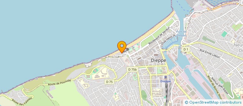 localisation de l'entreprise SA EXP CASINO & STATION BALNEAIRE DIEPPE à DIEPPE