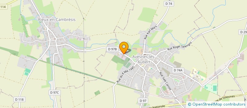 localisation de l'entreprise SA EXPLOITATION CARTONNAGES DU CAMBRESIS à AVESNES-LES-AUBERT
