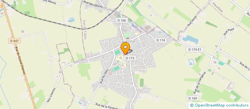 localisation de l'entreprise SA EXPLOITATION ETABLISSEMENT LEGRAND G à LAVENTIE