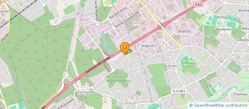 localisation de l'entreprise SA EXPRESS à MIMIZAN
