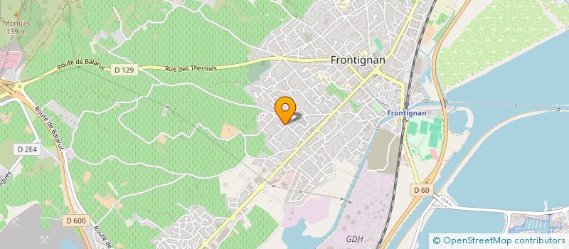 localisation de l'entreprise SA FACADE à FRONTIGNAN