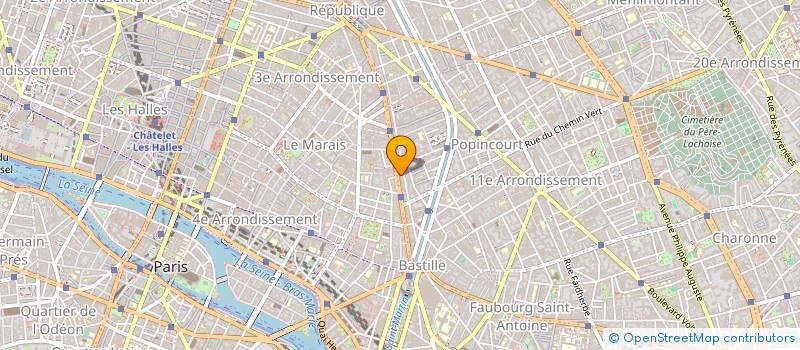 localisation de l'entreprise SA FAURE BINEY ET ASSOCIES  PARIS