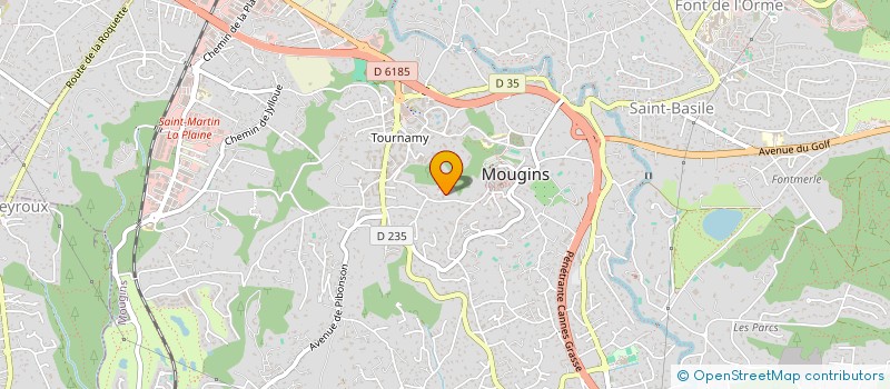 localisation de l'entreprise SA FC1  MOUGINS