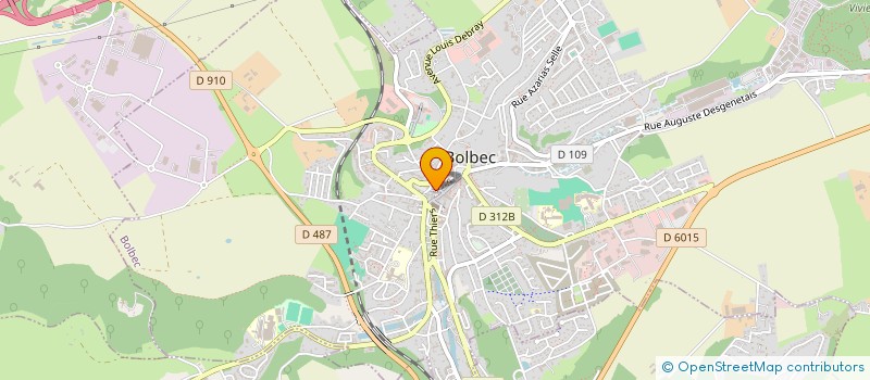 localisation de l'entreprise SA FERRIC à BOLBEC